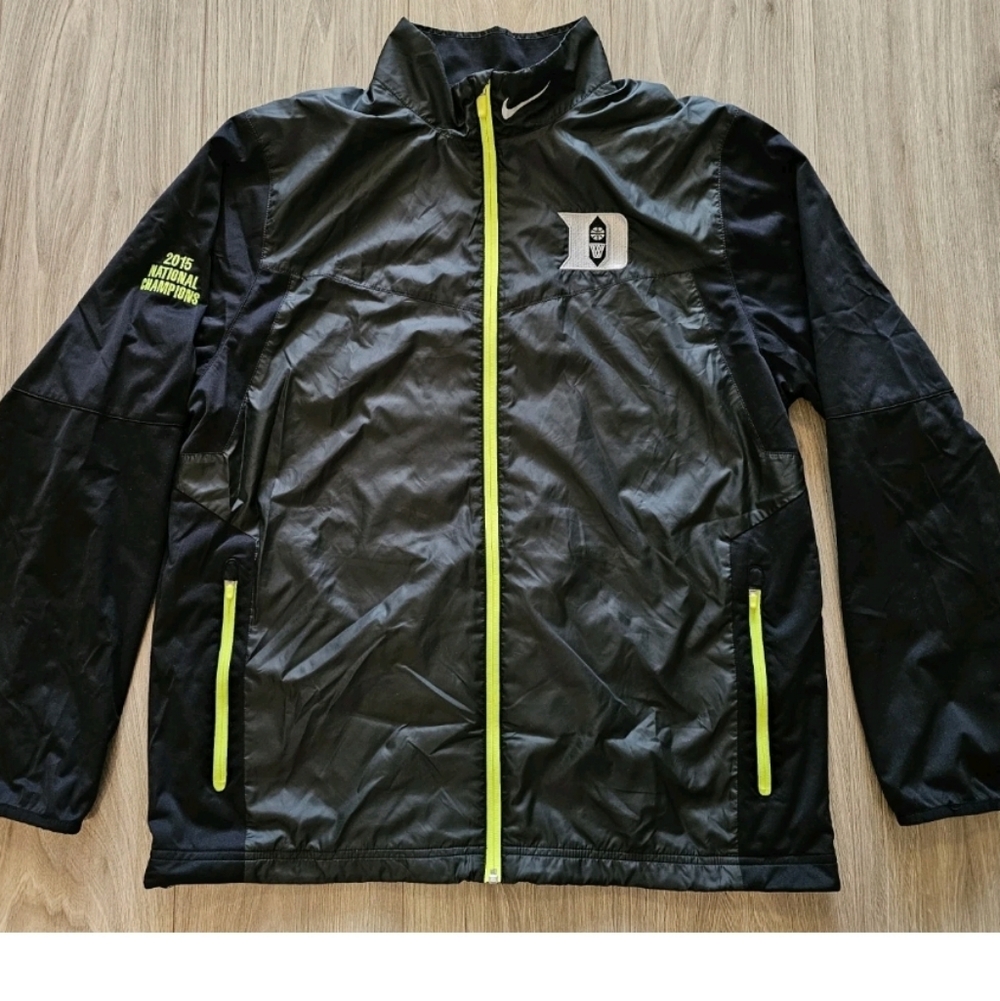 Nike Golf Duke Blue Devils 2015 National Champions Large Jacket Basketball NCAA